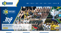 Desktop Screenshot of maccabi.co.za