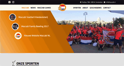 Desktop Screenshot of maccabi.nl
