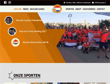 Tablet Screenshot of maccabi.nl