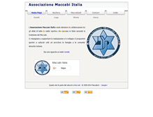 Tablet Screenshot of maccabi.it